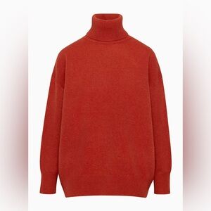 Aritzia Babaton Luxe Cashmere Rosemont Sweater in Corsa Red
